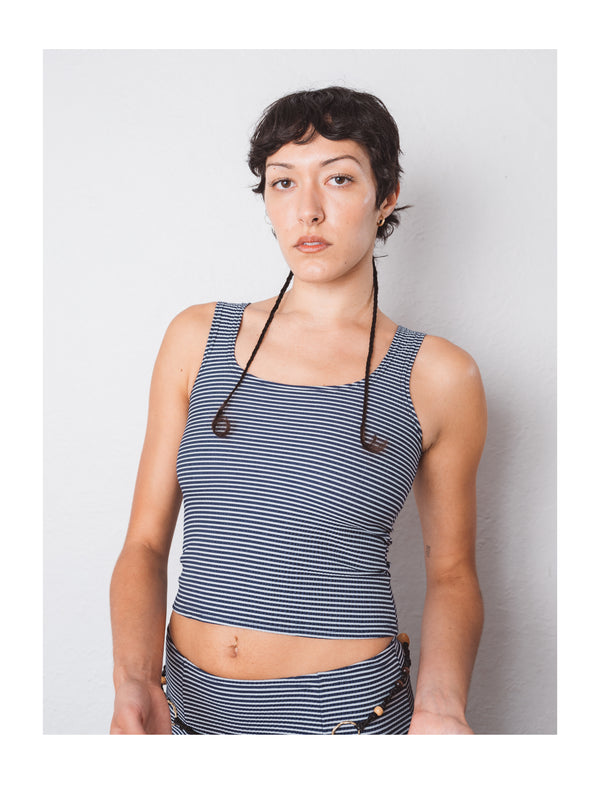 Hilma Tank Top in Navy Stripe